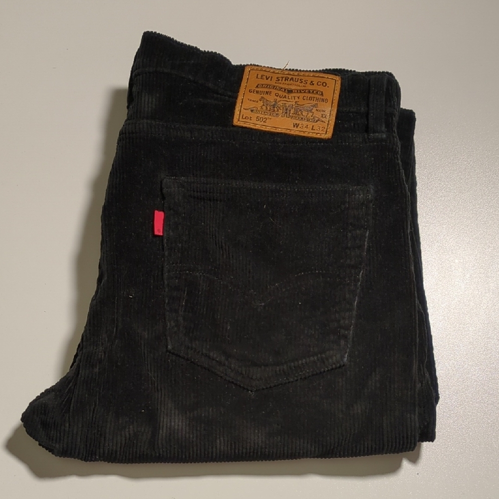 Levi's Men's Black Corduroy Pants